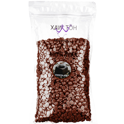 Віск плівковий в гранулах Konsung Beauty Chocolate, 500 г шоколад, фото 2