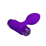 Анальний корок Pretty Love Vibra Butt Plug Purple, фото 5