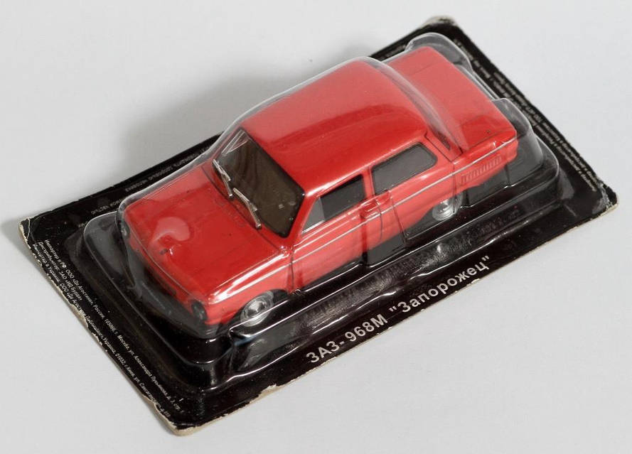 ЗАЗ 968М Запорожец Deagostini 1:43: продажа, цена в Харькове