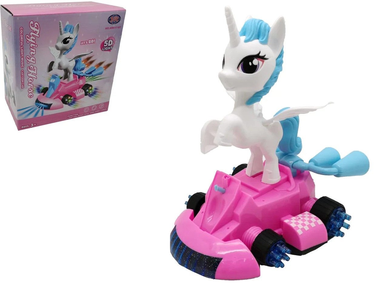 Музична іграшка для дітей Єдиноріжок на машині, фото 1