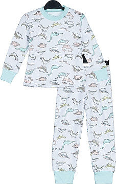 Детская пижама "Динозавры"(кофта+штаны) ТМ СюЗаНа - фото 1 - id-p1429858235