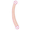 Подвійний фаллоімітатор Double Elastic Penis двосторонній фалос вагінальний анальний, фото 9