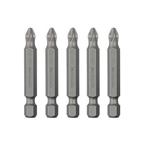 Комплект викруткових насадок PH2 1/4"*50 мм, ACR, S2, пак. 5 шт., STORM INTERTOOL VT-0202, фото 2