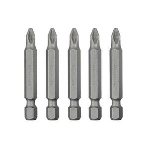 Комплект викруткових насадок PZ2 1/4"*50 мм, ACR, S2, пак. 5шт., STORM INTERTOOL VT-0204, фото 2