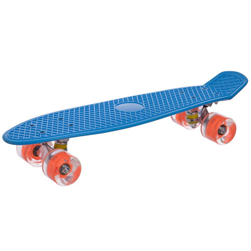 Пенні борд Penny Board круїзер пластиковий зі світними колесами 22" SP-Sport SK-5672-2