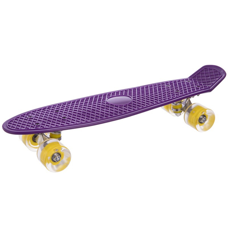 Пенні борд Penny Board круїзер пластиковий зі світними колесами 22" SP-Sport SK-5672-3