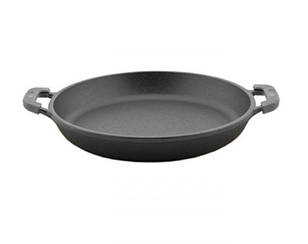 Сковорода порційна БІОЛ Horeca чавунна з 2 ручками 14 см Колір чорний 2014