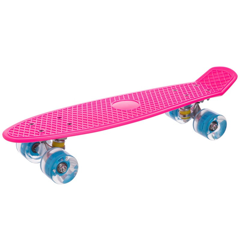 Пенні борд Penny Board круїзер пластиковий зі світними колесами 22" SP-Sport SK-5672-4