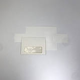 Коробка для макаронс, 140*55*45 мм, з вікном "Метелик", біла, фото 6