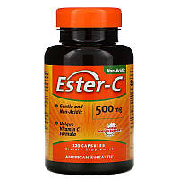 American Health, Вітамін C, Ester C, 500 мг, 120 капсул
