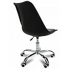 Офісне крісло ергономічне для роботи за комп’ютером B-487 ортопедичне комп’ютерне крісло для дому та офісу чорний, фото 4