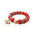 Браслет з натурального каменю корал, фото 5