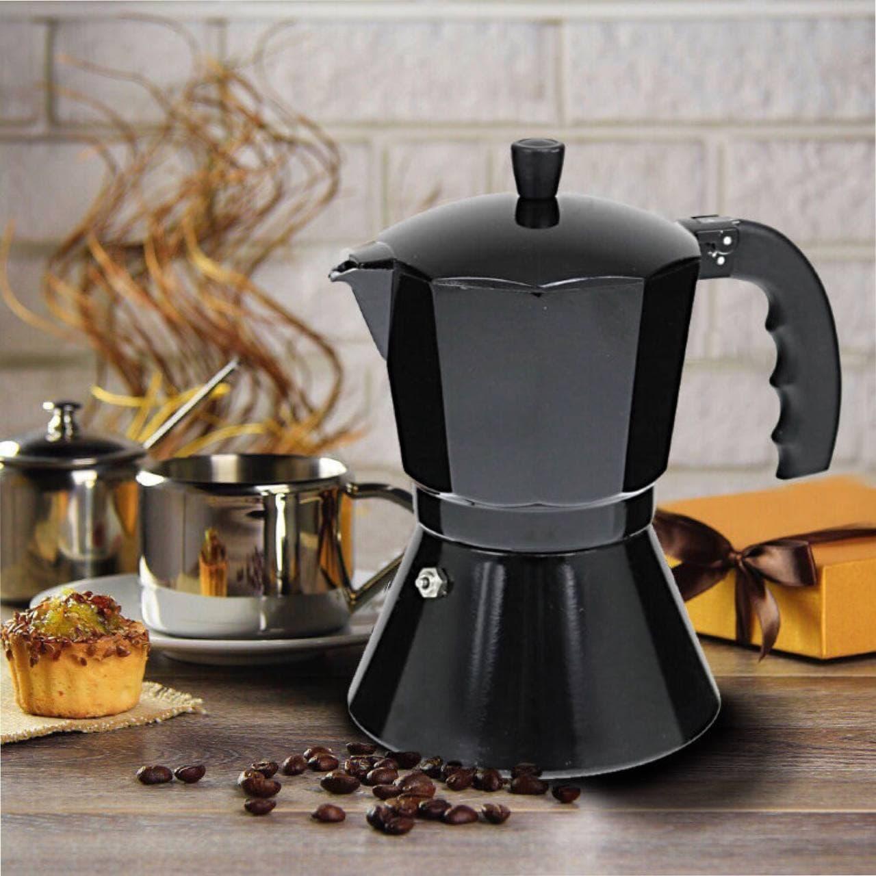 Гезерна кавоварка Edenberg EB-1815 з індукційним дном на 150мл (3 порції)