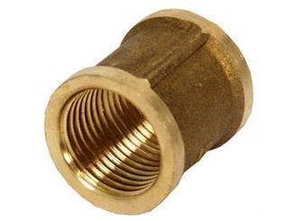Муфта 11/4"в-1 1/4"в латунь (Ду 32)