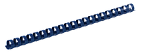 Пластикові пружини для палітурки, d 22мм, А4, 180 к., круглі, сині, по 50 шт. в упаковці