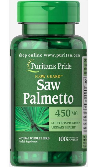 Пальметто Puritan's Pride Saw Palmetto 450 mg 100 капс