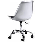 Крісло офісне комп'ютерне Комфортне крісло B-487 Крісла та стільці білі Офісний стілець крісло, фото 6