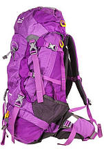 Женский туристический рюкзак Onepolar фиолетовый 60л