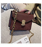 Модна маленька жіноча сумочка месенджер в стилі Гуччі, фото 3