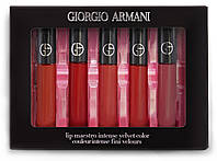 Набор матовых жидких помад для губ Giorgio Armani Lip Maestro Intense Velvet Color Set