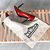 Мішечок бавовняний ORGANIZE для взуття 30х40 см Shoes (світлий), фото 2