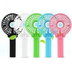Ручний побутовий портативний вентилятор Handy Fan Mini USB на акумуляторі з ручкою міні вентилятор, фото 1