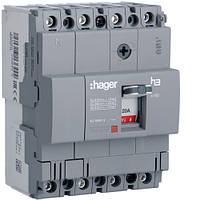 Автоматический выключатель Hager x160 32A 4p 18kA TM F/F HDA033L