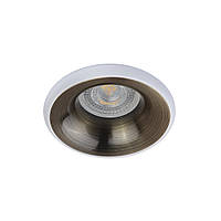 Точечный светильник врезной MJ-Light PRD RING R WH + PRD 3557-2 BR G5.3