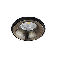 Точечный светильник врезной MJ-Light PRD RING R BK + PRD 3557-2 BR G5.3