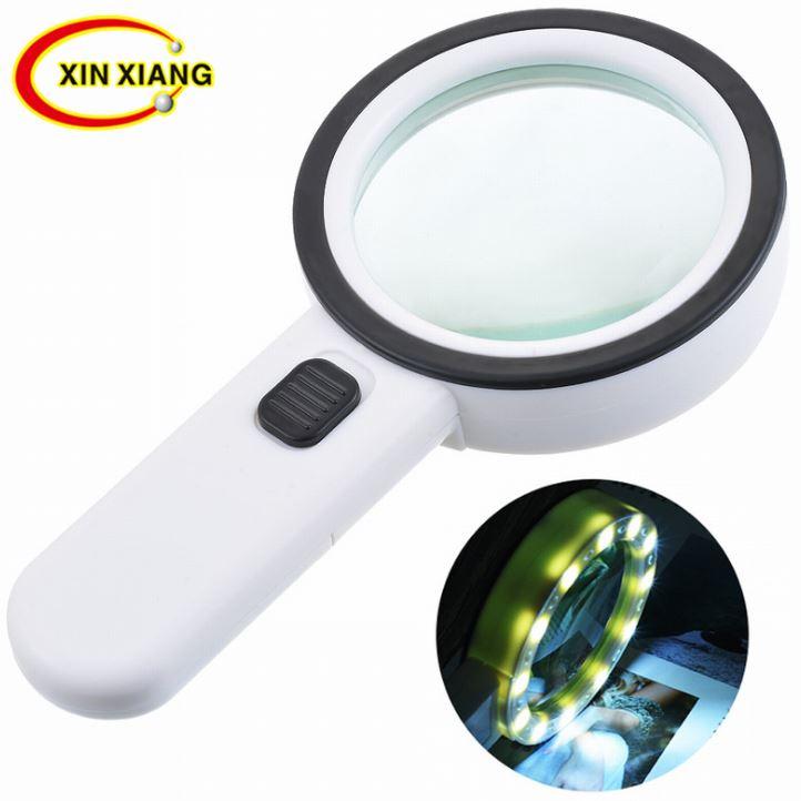Лупа ручна CQ/9 (80 мм) LED-підсвітка