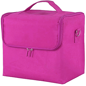 Валіза кейс для косметики MP-0385 рожевий