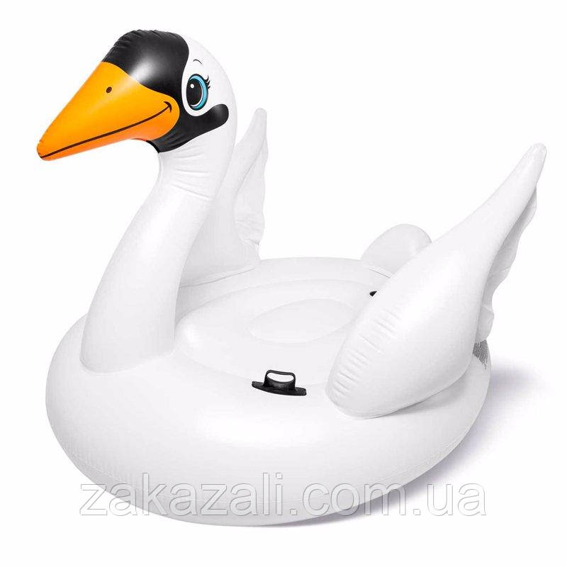 Надувний пліт Intex 57287 (178 x 140 x 132 см) Мега-острів Лебідь Mega Swan Island