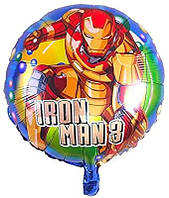 Фольгована кулька коло "Залізна людина" Iron man 18" Китай