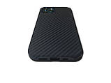 Протиударний карбоновий чохол для Apple iPhone 12 | 12 Pro Karbon case, фото 2