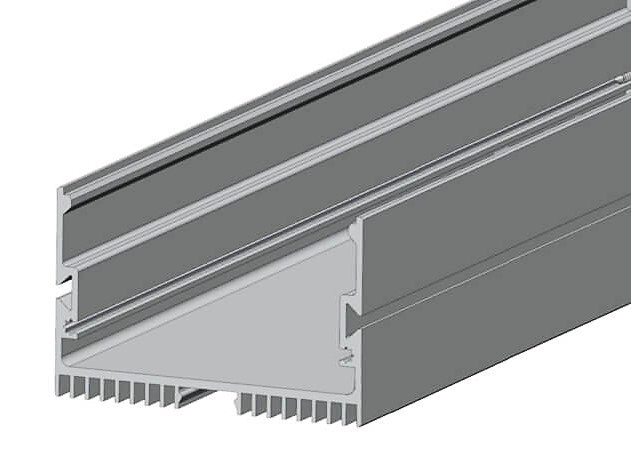 LED Профіль Алюмінієвий ЛС-70 73,4x47м + розсіювач