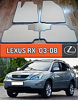 ЕВА коврики Лексус РХ 2003-2008. EVA резиновые ковры на Lexus RX