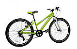 Велосипед гірський алюмінієвий 26' Comanche Ontario L 13", зелений-білий, фото 3