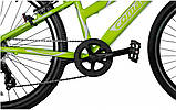 Велосипед гірський алюмінієвий 26' Comanche Ontario L 13", зелений-білий, фото 7