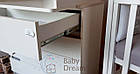 Комод пеленатор дитячий Elite Baby Dream білий, фото 3