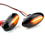 Повторювачі поворотів динамічні Peugeot 307 206 207 407 107 607 C1 C2 C3 C5 Berlingo, фото 3