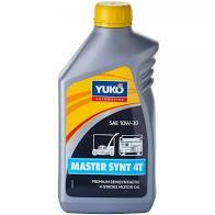 Олива моторна YUKO Master Synt 4T 10w30 (SL/CF) 1л Для 4-тактної техніки: газонокосарок, культиваторів, генераторів, мотопомп