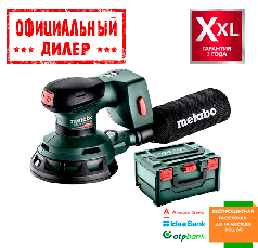 Акумуляторна ексцентрикова шліфмашина METABO SXA 18 LTX 125 BL (Без АКБ і ЗУ, кейс)