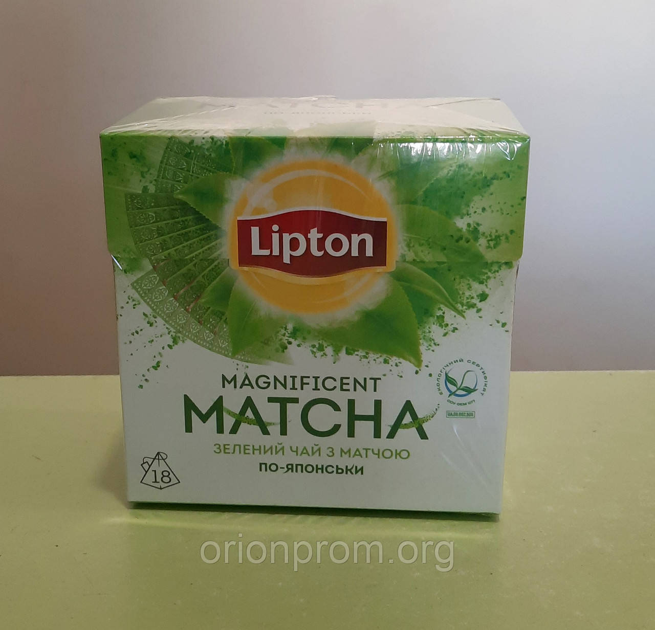 Чай Lipton Matcha 18 пірамідок зелений