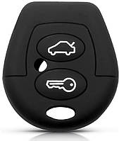 Чехол для автомобильного ключа Volkswagen Polo Golf Jetta Bora Sharan For Seat Ibiza Leon Black