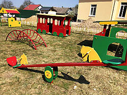 Гойдалка балансир "Конячка" мала. Ігрова конструкція гойдалка-балансир. Колір на вибір.