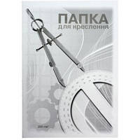 Папка для креслення А3 200г/м2, 10 аркушів Бріск ПВ-18