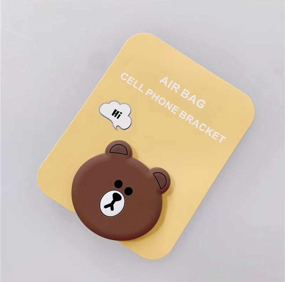 Милий 3d popsocket/попсокет для телефону дитячий «Happy cat» силіконовий