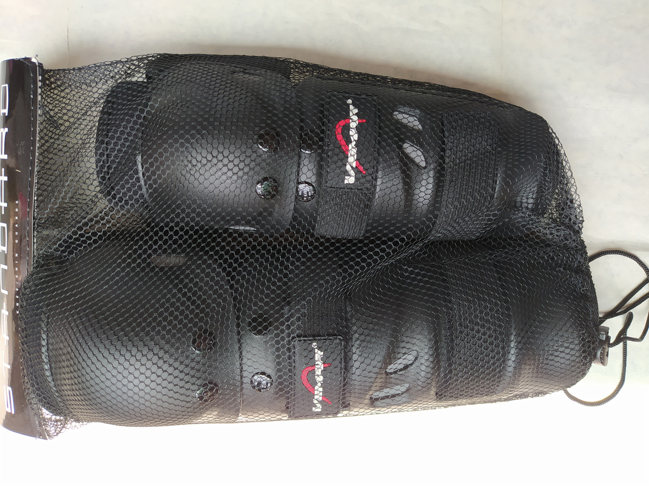 Мотозащита наколенники+налокотники пластик чёрные Vemar на скутер Honda Tact 51 - фото 1 - id-p1430125560