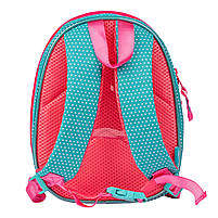 Рюкзак дитячий 1вересня K-43 Bunny рожевий / бірюзовий (+552552), фото 2