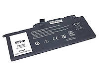 Аккумулятор для ноутбука Dell F7HVR Inspiron 15-7537 14.8V Black 3900mAh OEM